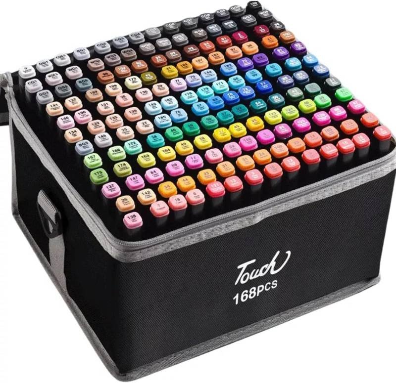 Kit Caneta Touch 262 — visão geral com estojo